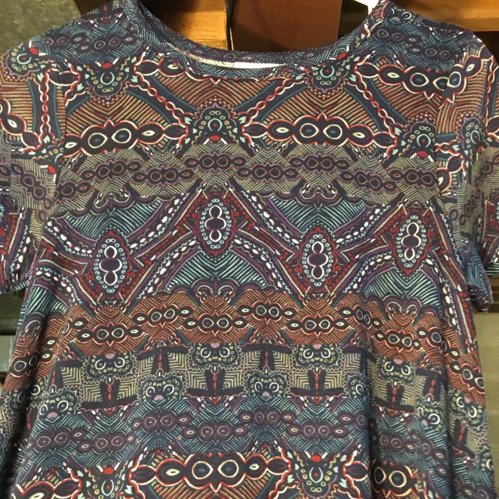 Gorgeous purple, blue, multi carly from Lularoe